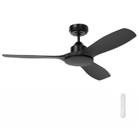 Mercator Raptor S 122cm DC Ceiling Fan with Remote Black