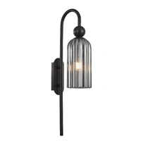 CLA Flauta Wall Light Smokey Black