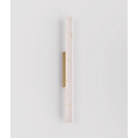 CLA Lighting Flecha Large 14W LED Faux Marble Wall Light Brass
