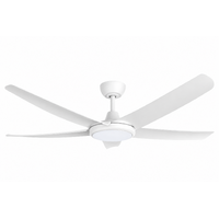 ThreeSixty FlatJET 56 Inch DC Ceiling Fan White with 24W LED Light