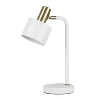 CLA Flotar Table Lamp White & Antique Brass