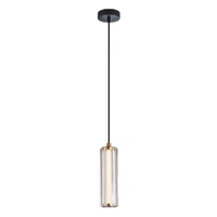 CLA Lighting Freccia Clear Glass 3W Tri Colour LED Pendant Light