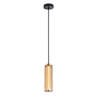 CLA Lighting Freccia Amber Glass 3W Tri Colour LED Pendant Light