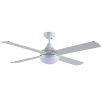 Martec Four Seasons Link Ceiling Fan White with LED Light