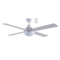 Martec Four Seasons Link Ceiling Fan White with LED Light & Remote