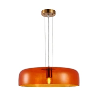 CLA Gelatina Interior Dome Glass Pendant Orange