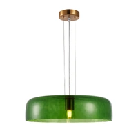 CLA Gelatina Interior Dome Glass Pendant Green