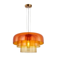 CLA Gelatina Interior Dome Glass Pendant Amber