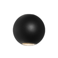 Cougar Genoa Exterior Wall Light Black