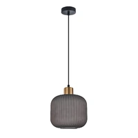CLA Lighting Gomitas Translucent Glass Pendant Light Smoke