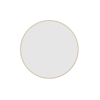 Thermogroup Ablaze Georgia 900mm Round Gold Framed Mirror