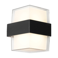 Cougar Haast Exterior Wall Light Black