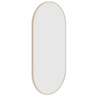 Ablaze Havana Pill Gold Framed Mirror