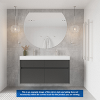 Ablaze HD1290HN D-Shaped Polished Edge Mirror