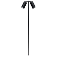 Havit Tivah Double Adjustable LED Bollard Spike Light Black