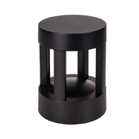 Havit Pelare Black Round LED Pillar Light