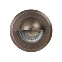 Havit Lighting Lokk Antique Brass 3W 12V LED Recessed Wall Light with Eyelid