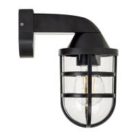 Havit Marina Polycarbonate Black Wall Light