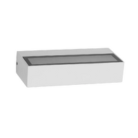 Havit Lighting Siena White 6W Tri Colour Dimmable LED Uplighter Wall Light