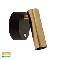 Havit Lesen Black Brass Single Adjustable Wall Light