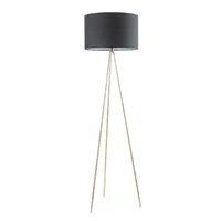 CLA Jambes Floor Lamp Black & Antique Brass