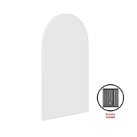 Thermogroup Ablaze Juno 500 x 800mm Arch White Framed Mirror with Demister