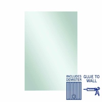 Thermogroup Ablaze Jackson 1200 x 800mm Rectangular Glue-to-Wall Mirror with Demister
