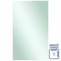 Thermogroup Ablaze Jackson 1500 x 900mm Rectangular Hanger Mount Polished Edge Mirror