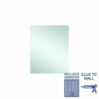 Thermogroup Ablaze Jackson 600 x 750mm Rectangular Glue-to-Wall Mirror with Demister