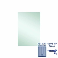 Thermogroup Ablaze Jackson 600 x 900mm Rectangular Glue-to-Wall Mirror with Demister