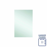 Thermogroup Ablaze Jackson 600 x 900mm Rectangular Hanger Mount Polished Edge Mirror