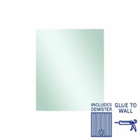 Thermogroup Ablaze Jackson 900 x 750mm Rectangular Glue-to-Wall Mirror with Demister