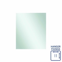Thermogroup Ablaze Jackson 900 x 750mm Rectangular Hanger Mount Polished Edge Mirror