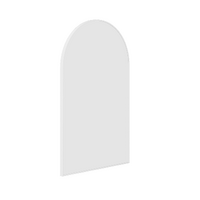 Ablaze Juno Arch White Framed Mirror