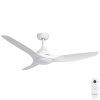 Fanco Horizon 52" DC Ceiling Fan with 18W CCT LED Light White