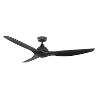 Fanco Horizon 64" DC Ceiling Fan Black Tri Control