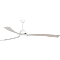 Fanco Sanctuary XL 86" DC Ceiling Fan with 20W CCT LED Light White & Whitewash