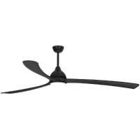 Fanco Sanctuary XL 86" DC Ceiling Fan with 20W CCT LED Light Black