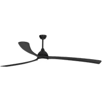 Fanco Sanctuary XL 92" DC Ceiling Fan with 20W CCT LED Light Black