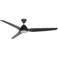 Fanco Infinity-iD DC 64"Ceiling Fan with LED Light Black