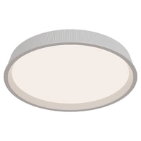 Calibo Kinglet 450mm White 36W Tri Colour LED Ribbed Ceiling Light