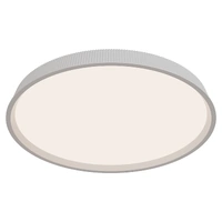 Calibo Kinglet 630mm White 56W Tri Colour LED Ribbed Ceiling Light