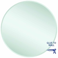 Thermogroup Ablaze Kent 900mm Round Glue-to-Wall 18mm Bevel Edge Mirror