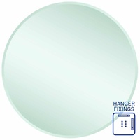 Thermogroup Ablaze Kent 900mm Round Hanger Mount 18mm Bevel Edge Mirror