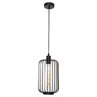 Cougar Lighting Kurten Black 1 Light Pendant Light