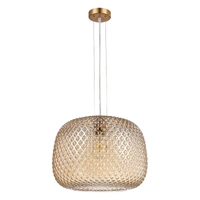 CLA Labu Glass Amber Pendant Light