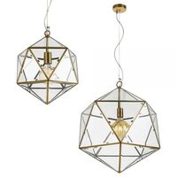 Telbix Lazlo Pendant Antique Brass
