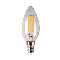 SAL 4W LED Candle Lamp Clear SES Dimmable 2700K