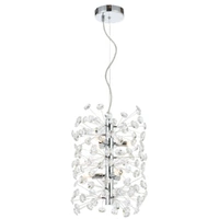 Telbix Lerida 6 Light Vertical Pendant Chrome