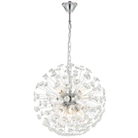 Telbix Lerida 8 Light Round Pendant Chrome